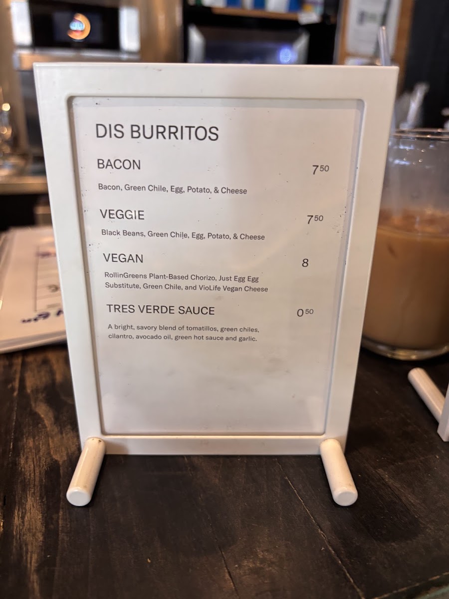 Novo Coffee Menu - Image 1