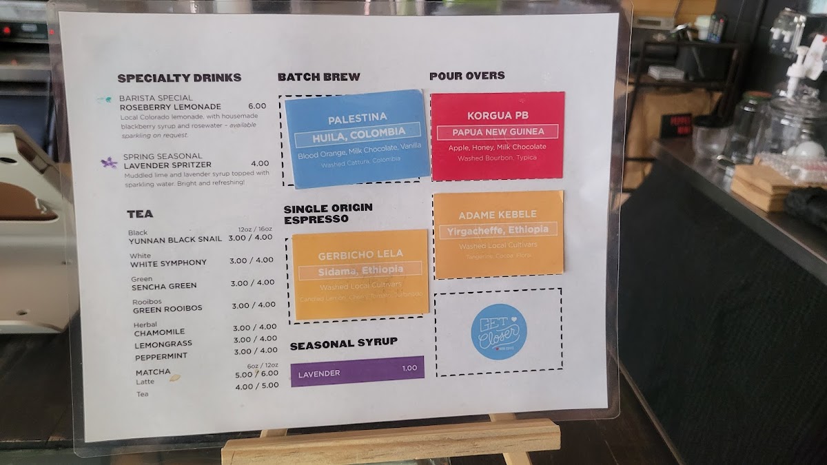 Novo Coffee Menu - Image 2