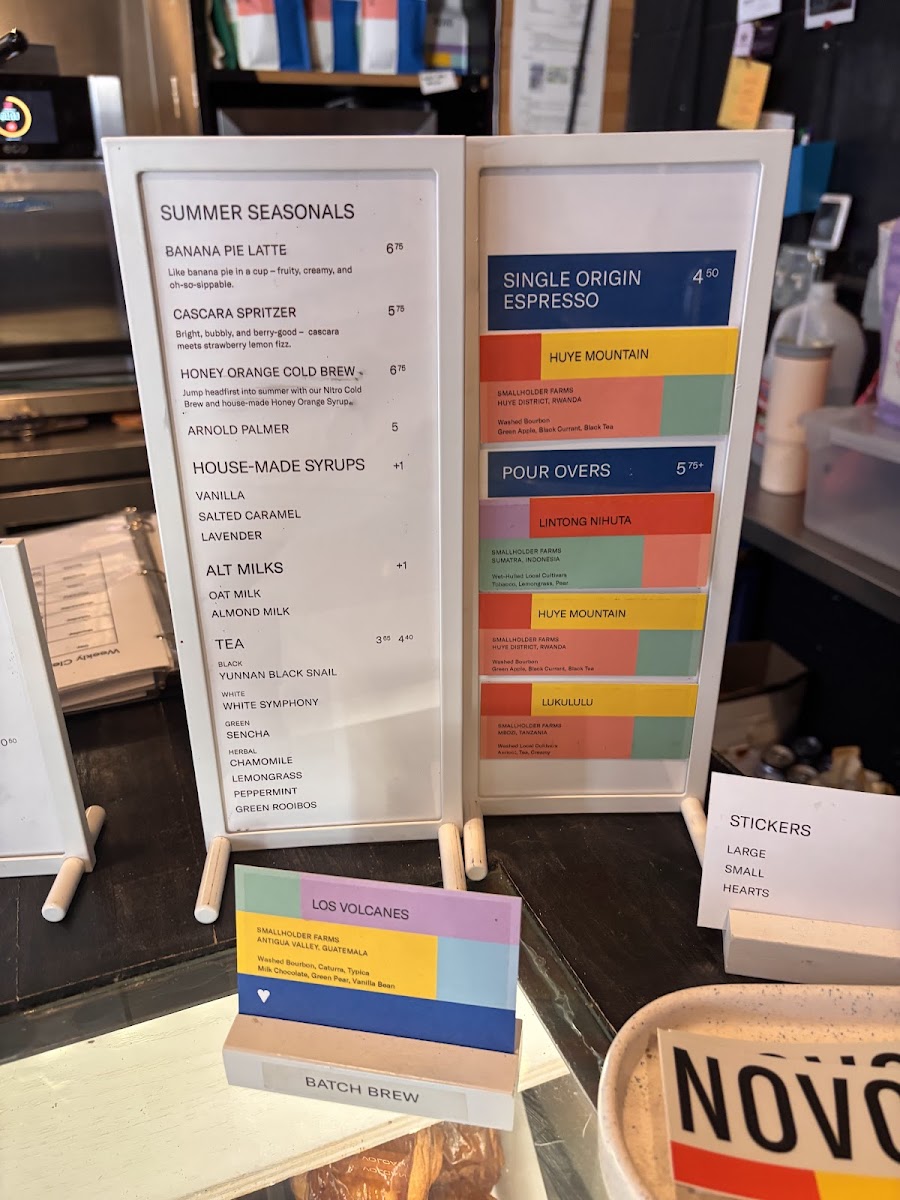 Novo Coffee Menu - Image 4